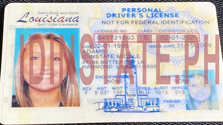 IDINSTATE IDINSTATE.PH New Louisiana State Fake ID