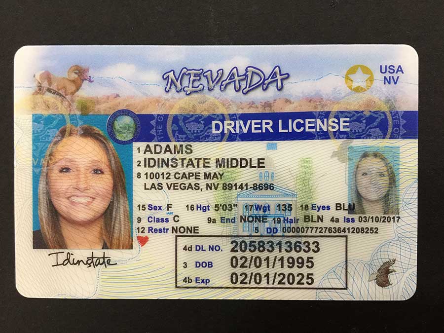 Nevada Fake Driver License