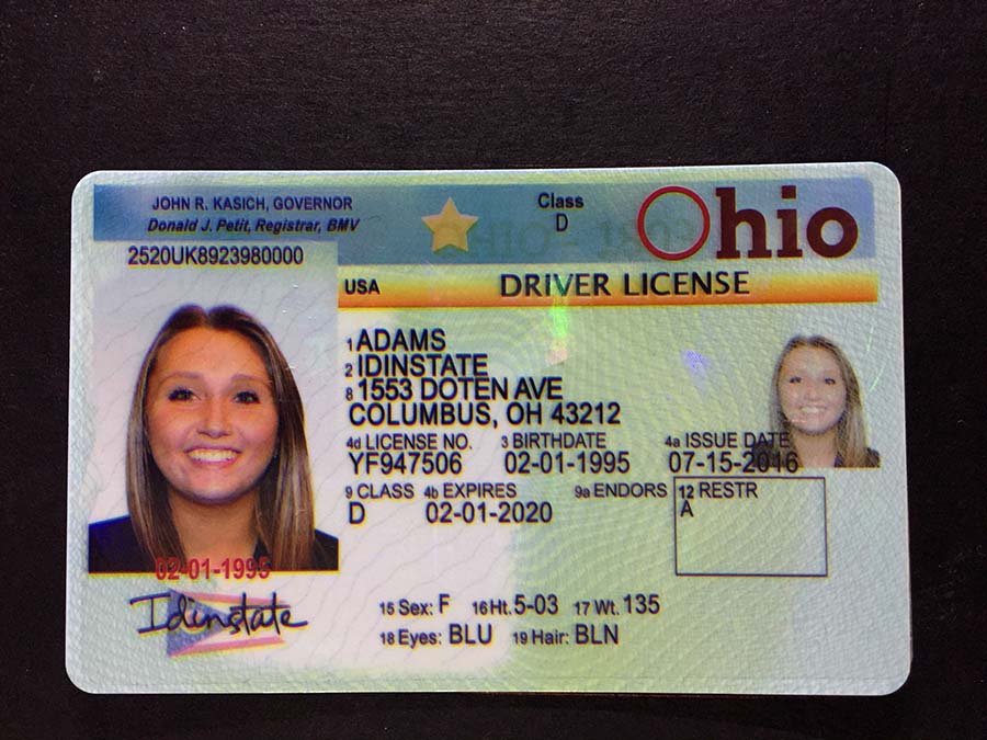 Ohio Fake Driver license