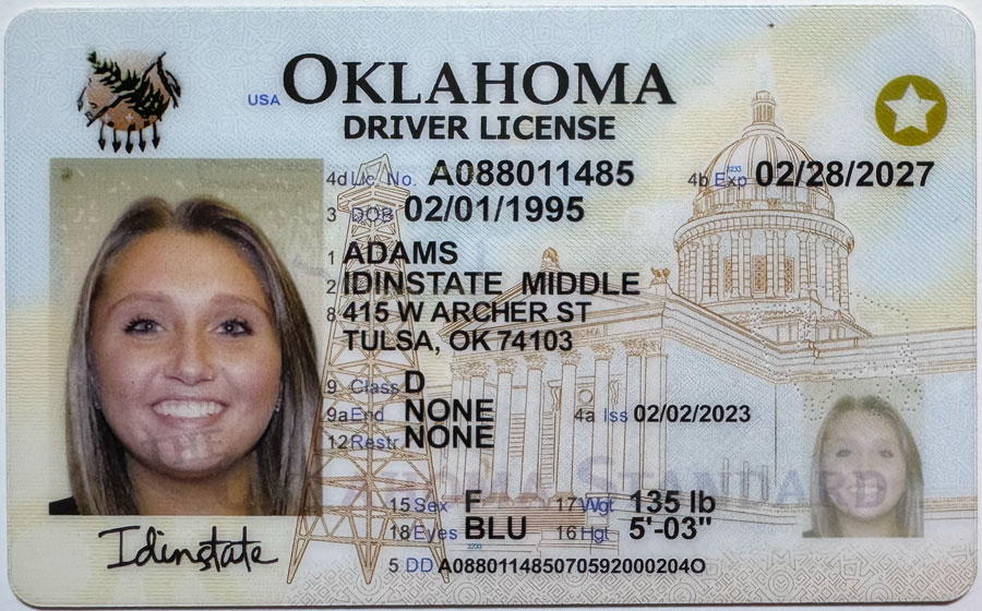 IDINSTATE IDINSTATE.PH New OKLAHOMA State Fake ID