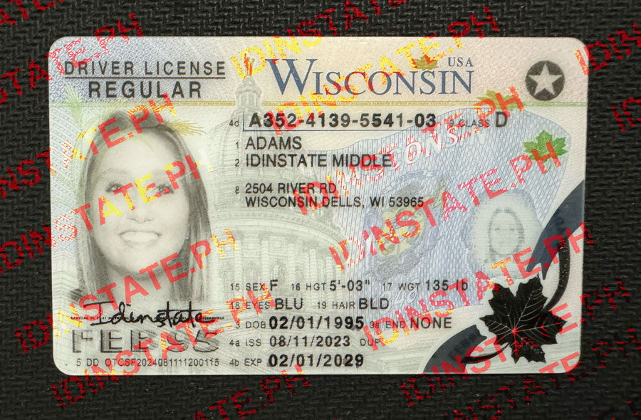 WISCONSIN Fake Driver License