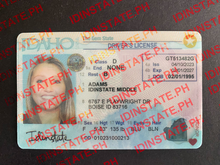 IDINSTATE IDINSTATE.PH New Idaho  State Fake ID