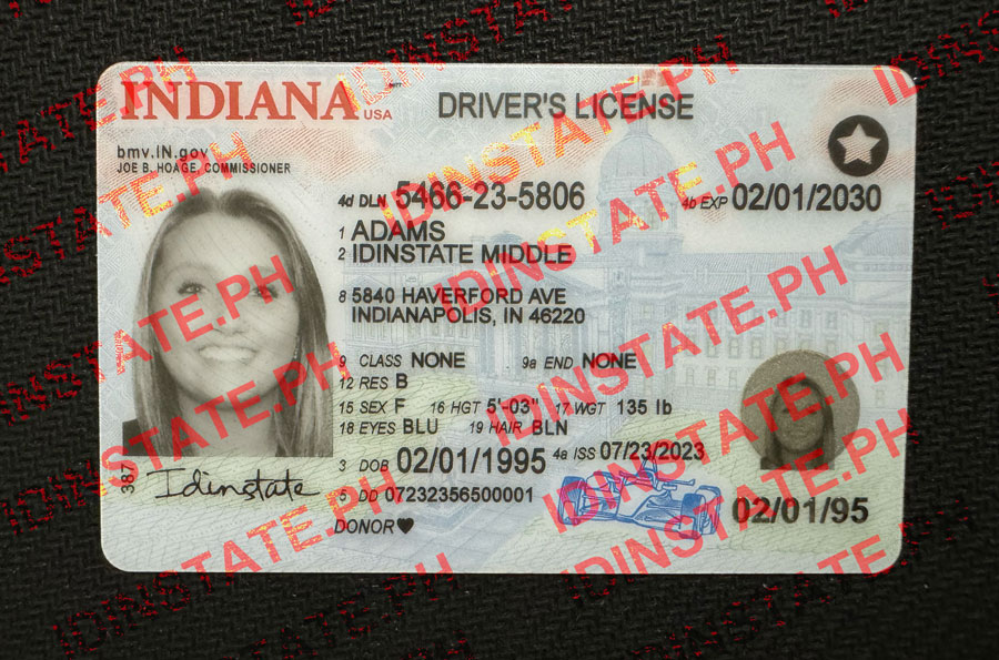 New Indiana Fake Driver license,New Indiana FAKE ID
