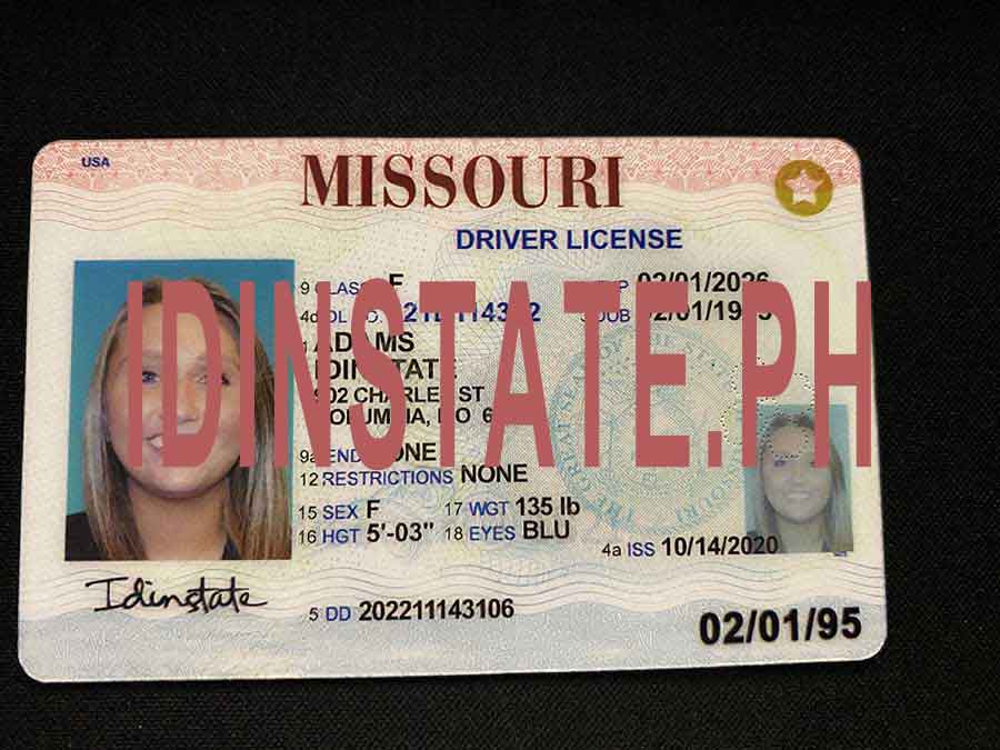 New Missouri Fake Driver license,New Missouri FAKE ID