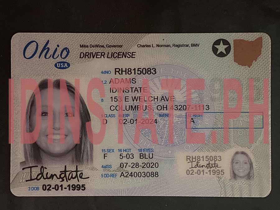 IDINSTATE IDINSTATE.PH New Ohio State Fake ID