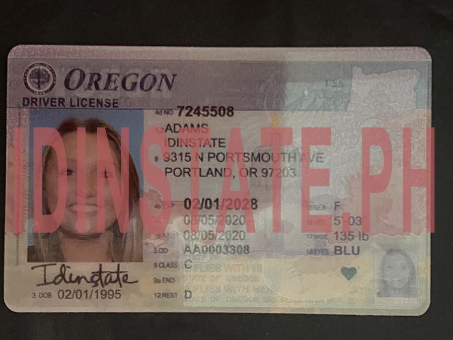 New Oregon Fake Driver license, New Oregon FAKE ID