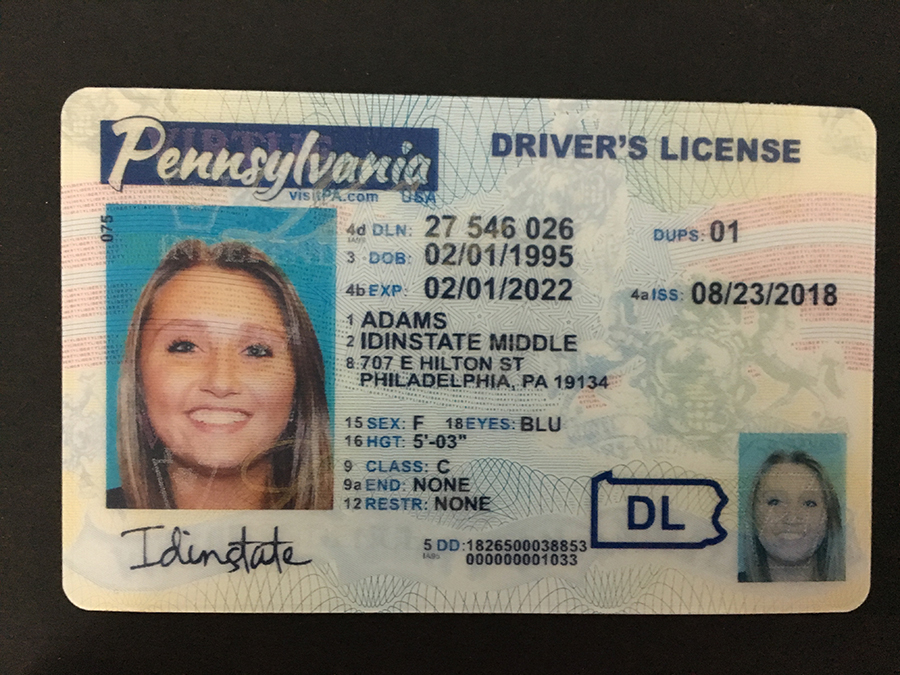 New Pennsylvania Fake Driver license