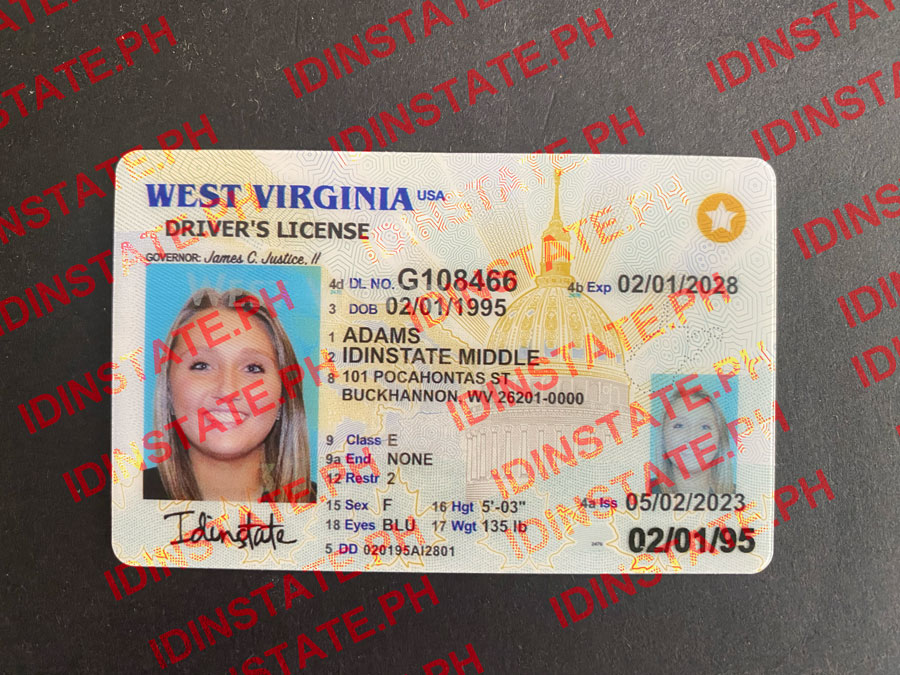 IDINSTATE.PH New West Virginia State Fake ID